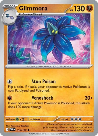 Glimmora SV06: Twilight Masquerade Pokemon card