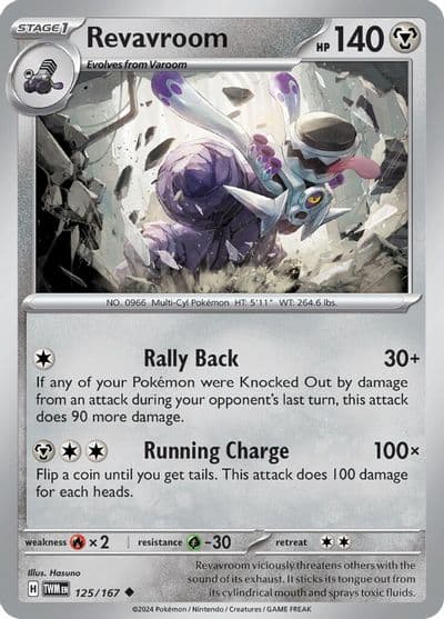 Revavroom SV06: Twilight Masquerade Pokemon card
