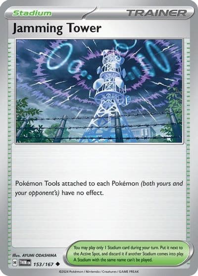 Jamming Tower SV06: Twilight Masquerade Pokemon card