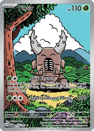 Pinsir SV06: Twilight Masquerade Pokemon card