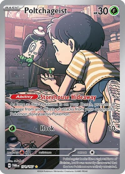 Poltchageist SV06: Twilight Masquerade Pokemon card