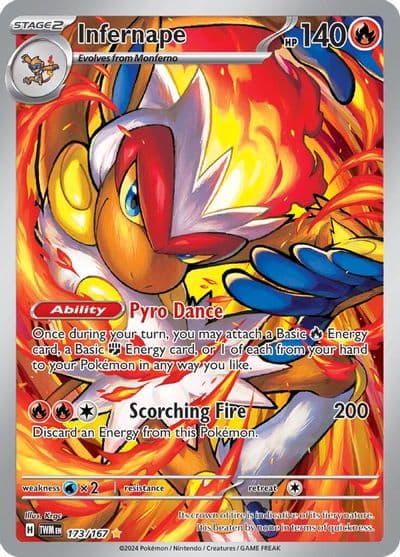 Infernape SV06: Twilight Masquerade Pokemon card