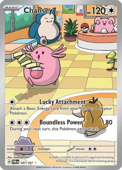 Chansey SV06: Twilight Masquerade Pokemon card