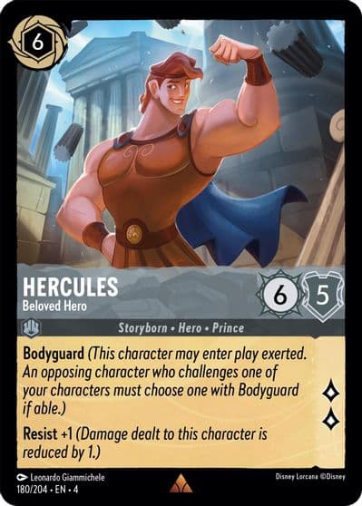 Hercules Beloved Hero Ursula's Return Lorcana card