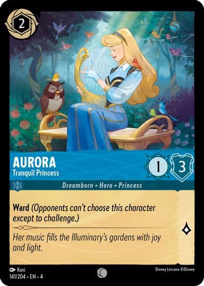 Aurora Tranquil Princess Ursula's Return Lorcana card