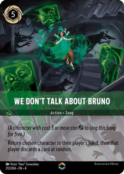 We Dont Talk About Bruno Enchanted Ursula's Return Lorcana card