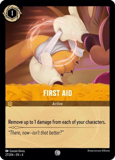First Aid Ursula's Return Lorcana card