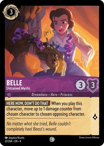 Belle Untrained Mystic Ursula's Return Lorcana card