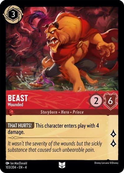 Beast Wounded Ursula's Return Lorcana card