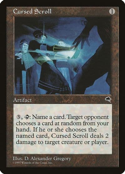 Cursed Scroll Tempest Magic card