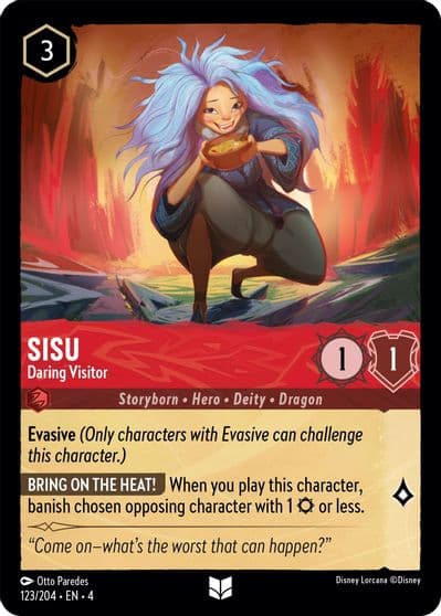 Sisu Daring Visitor Ursula's Return Lorcana card