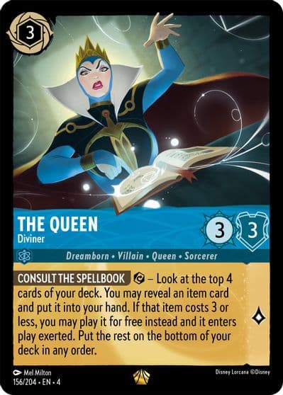 The Queen Diviner Ursula's Return Lorcana card
