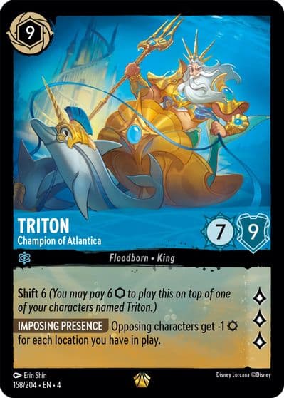 Triton Champion of Atlantica Ursula's Return Lorcana card