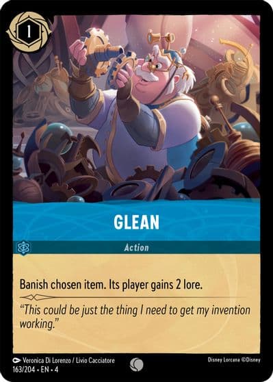 Glean Ursula's Return Lorcana card
