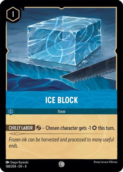 Ice Block Ursula's Return Lorcana card