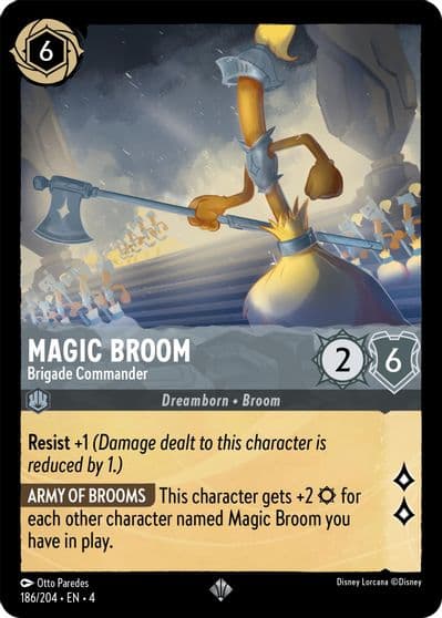 Magic Broom Brigade Commander Ursula's Return Lorcana card