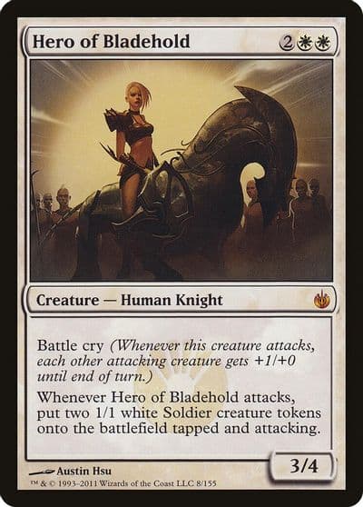 Hero of Bladehold Mirrodin Besieged Oversize Cards Magic card