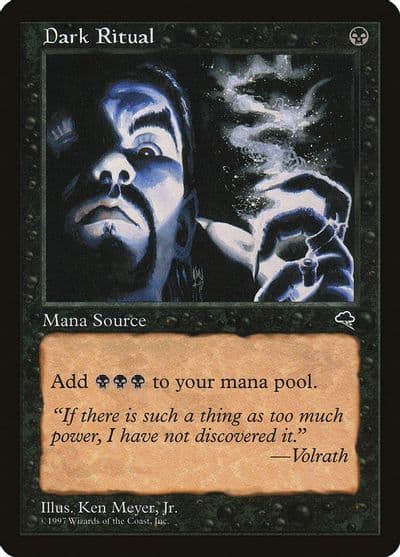 Dark Ritual Tempest Magic card
