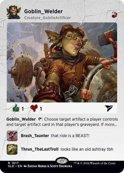 Goblin Welder Secret Lair Drop Series Magic card