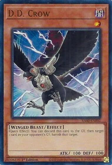 DD Crow UR 25th Anniversary Rarity Collection II Yu-Gi-Oh! card
