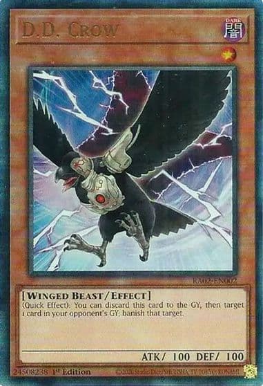 DD Crow PUR 25th Anniversary Rarity Collection II Yu-Gi-Oh! card