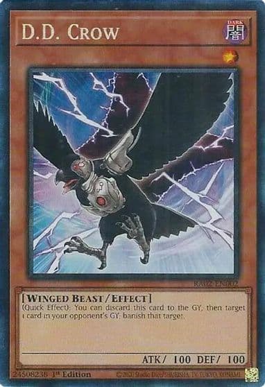 DD Crow PCR 25th Anniversary Rarity Collection II Yu-Gi-Oh! card
