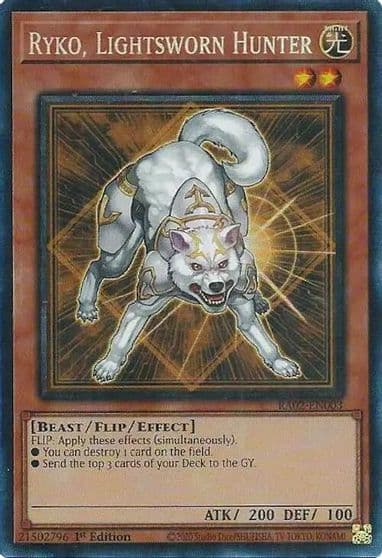 Ryko Lightsworn Hunter PCR 25th Anniversary Rarity Collection II Yu-Gi-Oh! card
