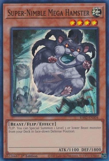 Super Nimble Mega Hamster 25th Anniversary Rarity Collection II Yu-Gi-Oh! card