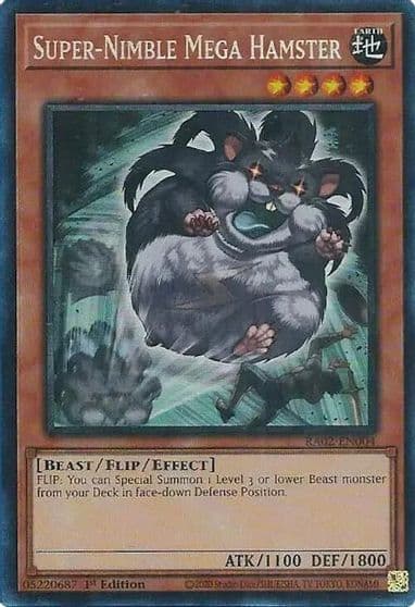 Super Nimble Mega Hamster PCR 25th Anniversary Rarity Collection II Yu-Gi-Oh! card