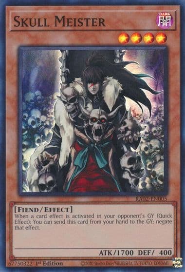 Skull Meister 25th Anniversary Rarity Collection II Yu-Gi-Oh! card