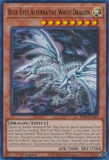 Blue Eyes Alternative White Dragon 25th Anniversary Rarity Collection II Yu-Gi-Oh! card