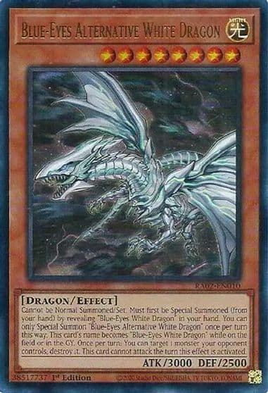 Blue Eyes Alternative White Dragon UR 25th Anniversary Rarity Collection II Yu-Gi-Oh! card