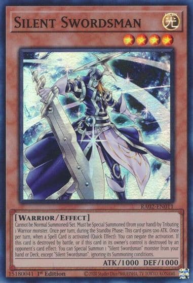 Silent Swordsman 25th Anniversary Rarity Collection II Yu-Gi-Oh! card