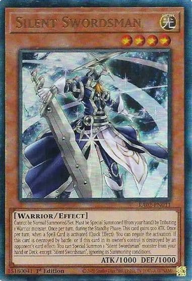 Silent Swordsman PUR 25th Anniversary Rarity Collection II Yu-Gi-Oh! card