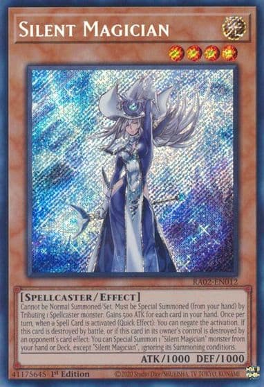 Silent Magician Secret Rare 25th Anniversary Rarity Collection II Yu-Gi-Oh! card