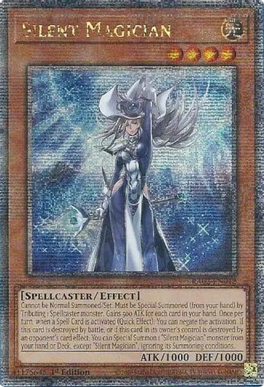 Silent Magician Quarter Century Secret Rare 25th Anniversary Rarity Collection II Yu-Gi-Oh! card
