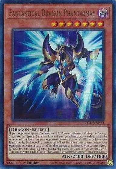 Fantastical Dragon Phantazmay Alternate Art UR 25th Anniversary Rarity Collection II Yu-Gi-Oh! card