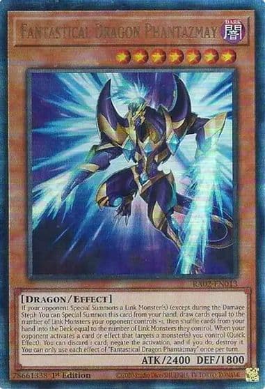 Fantastical Dragon Phantazmay Alternate Art PUR 25th Anniversary Rarity Collection II Yu-Gi-Oh! card