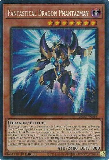 Fantastical Dragon Phantazmay Alternate Art PCR 25th Anniversary Rarity Collection II Yu-Gi-Oh! card