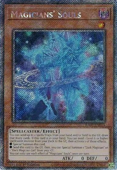 Magicians Souls Platinum Secret Rare 25th Anniversary Rarity Collection II Yu-Gi-Oh! card