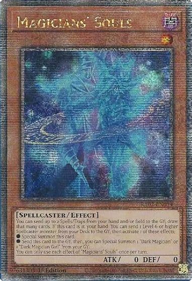 Magicians Souls Quarter Century Secret Rare 25th Anniversary Rarity Collection II Yu-Gi-Oh! card