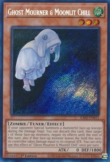 Ghost Mourner and Moonlit Chill Alternate Art Secret Rare 25th Anniversary Rarity Collection II Yu-Gi-Oh! card