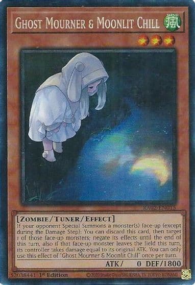 Ghost Mourner and Moonlit Chill Alternate Art PCR 25th Anniversary Rarity Collection II Yu-Gi-Oh! card
