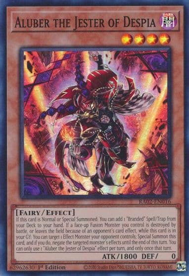 Aluber the Jester of Despia 25th Anniversary Rarity Collection II Yu-Gi-Oh! card