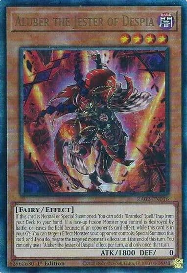 Aluber the Jester of Despia PUR 25th Anniversary Rarity Collection II Yu-Gi-Oh! card