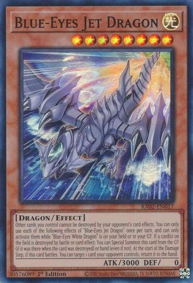 Blue Eyes Jet Dragon 25th Anniversary Rarity Collection II Yu-Gi-Oh! card