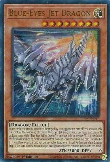 Blue Eyes Jet Dragon UR 25th Anniversary Rarity Collection II Yu-Gi-Oh! card