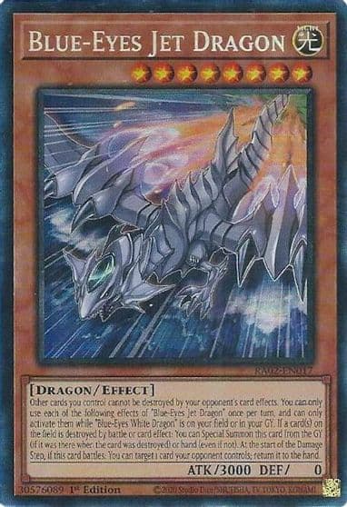 Blue Eyes Jet Dragon PCR 25th Anniversary Rarity Collection II Yu-Gi-Oh! card