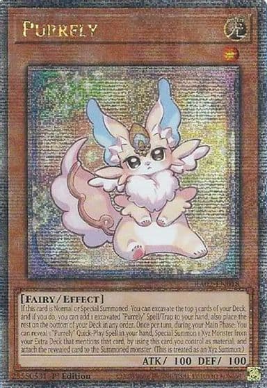 Purrely Quarter Century Secret Rare 25th Anniversary Rarity Collection II Yu-Gi-Oh! card