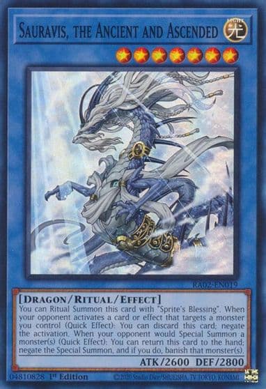 Sauravis the Ancient and Ascended 25th Anniversary Rarity Collection II Yu-Gi-Oh! card